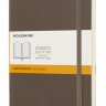 Блокнот Moleskine Classic середній 13 x 21 см в лінію коричневий м'який