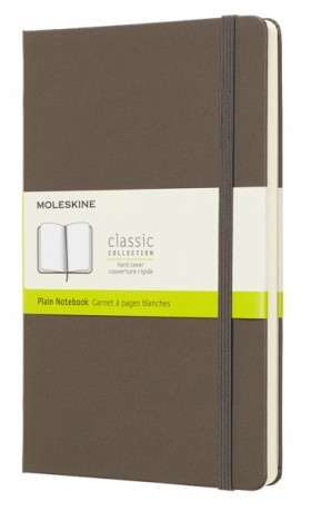 Блокнот Moleskine Classic середній 13 x 21 см нелінований коричневий