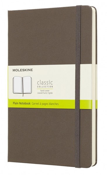 Блокнот Moleskine Classic середній 13 x 21 см нелінований коричневий
