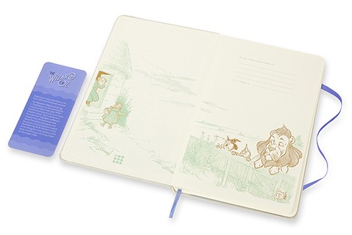 Блокнот Moleskine Wizard of Oz Відьма середній 13 х 21 см нелінований фіолетовий 