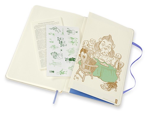 Блокнот Moleskine Wizard of Oz Відьма середній 13 х 21 см нелінований фіолетовий 
