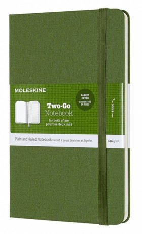 Блокнот Moleskine Two-Go 11,5 х 17,5 см трав'яний зелений