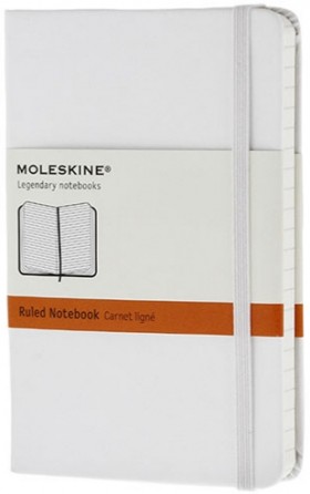 Блокнот Moleskine Classic кишеньковий 9 х 14 см в лінію білий