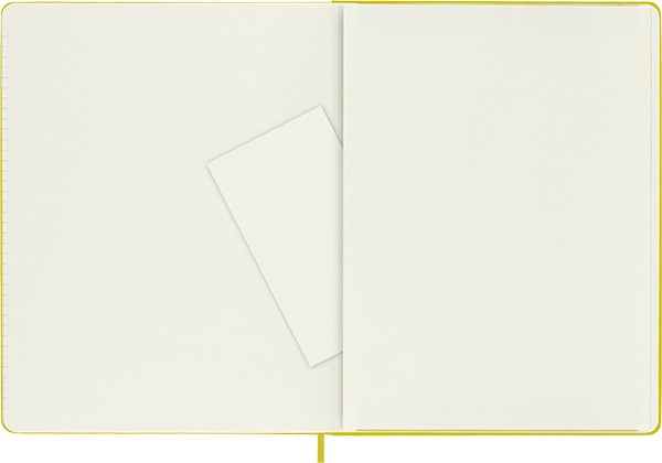 Блокнот Moleskine Silk великий 19 х 25 см в лінію солом'яно-жовтий 