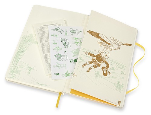 Блокнот Moleskine Wizard of Oz Лев середній 13 х 21 см нелінований жовтий