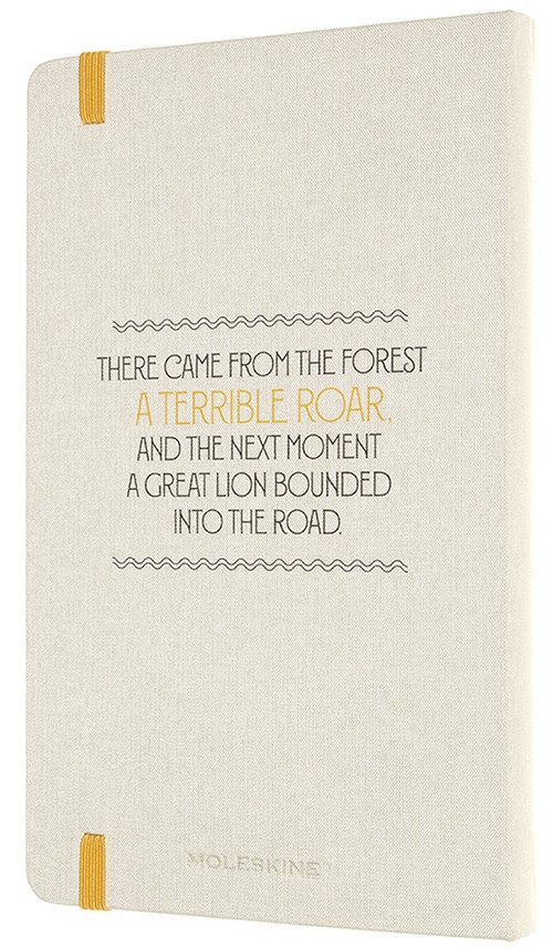 Блокнот Moleskine Wizard of Oz Лев середній 13 х 21 см нелінований жовтий