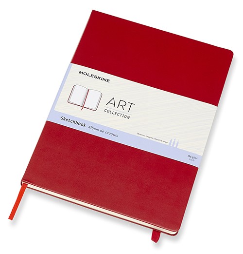 Скетчбук Moleskine Art А4 21 х 30 см нелінований червоний