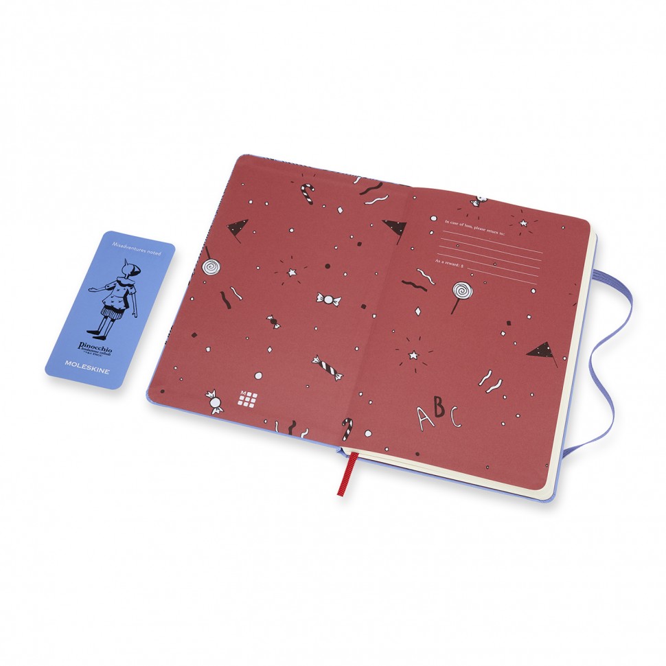 Блокнот Moleskine Pinocchio Фея середній 13 х 21 см нелінований лавандовий