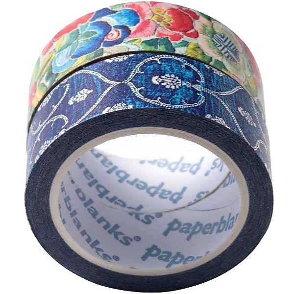 Дизайнерський скотч Paperblanks Блакитний Оксамит / Грушевий Сад
