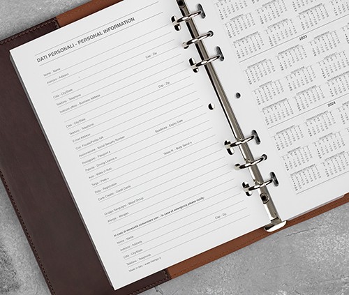 Органайзер inTempo Basic на 2025 рік А5 коричневий