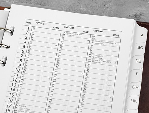 Органайзер inTempo Basic на 2025 рік А5 коричневий