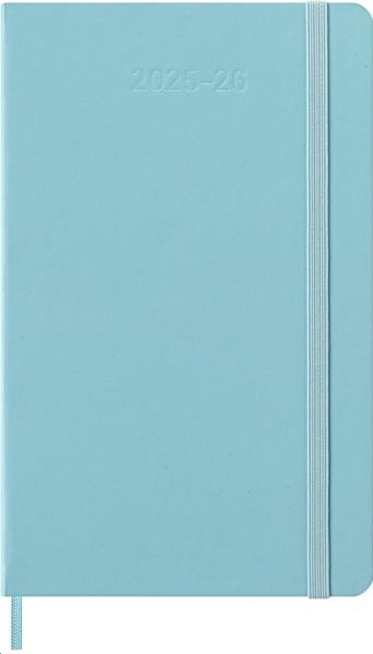 Щотижневик Moleskine 2025-2026 на 18 місяців середній 13 х 21см аквамарин