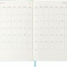 Щотижневик Moleskine 2025-2026 на 18 місяців середній 13 х 21см аквамарин