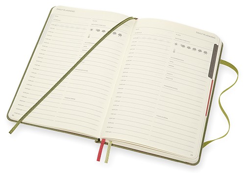 Блокнот Moleskine Voyageur 11,5 х 18 см зелений в'яз