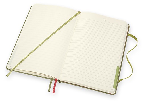Блокнот Moleskine Voyageur 11,5 х 18 см зелений в'яз