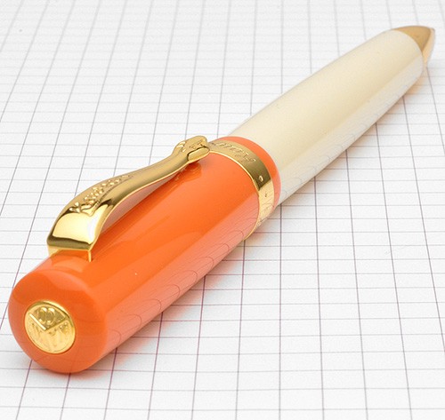 Кулькова ручка Kaweco Student 70's Soul помаранчево-кремова