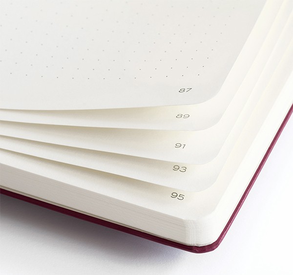 Блокноти Leuchtturm1917 Classic середній 14,5 х 21 см в крапку винний 