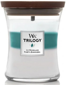Ароматична свіча WoodWick Medium Trilogy Icy Woodland 275 г