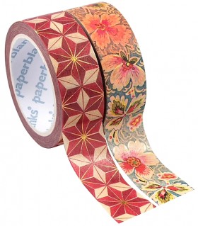 Дизайнерський скотч Paperblanks Викрійки Кімоно / Квіти Ліона