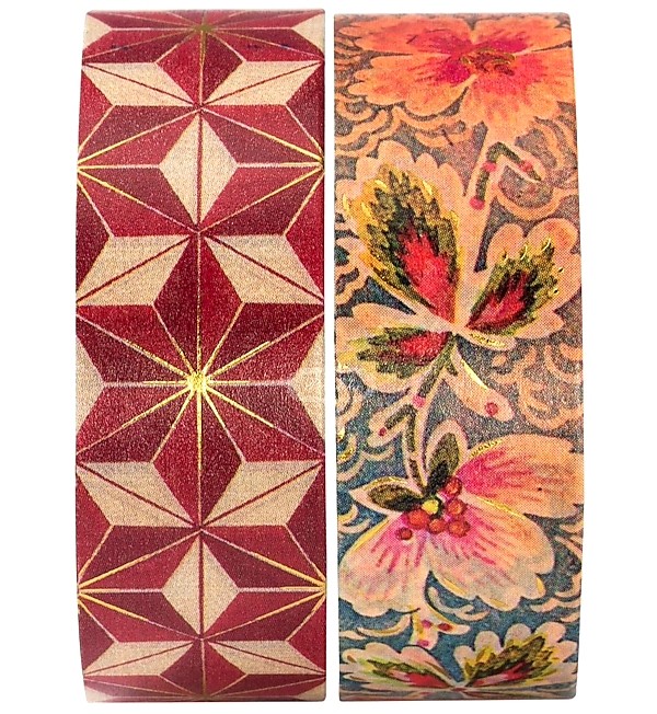 Дизайнерський скотч Paperblanks Викрійки Кімоно / Квіти Ліона