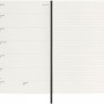Щотижневик Moleskine 2025-2026 на 18 місяців середній 13 х 21 см чорний м'який
