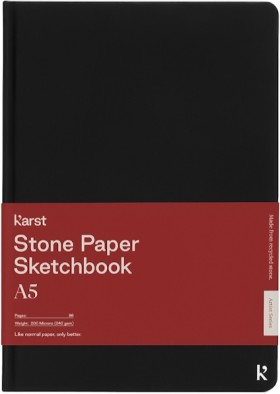 Скетчбук Karst A5 14,8 х 21 см чорний