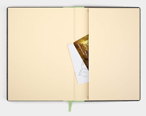 Блокнот Like U PRO В5 в лінію Чорний з салатовим