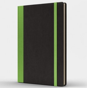 Блокнот Like U PRO В5 в лінію Чорний з салатовим