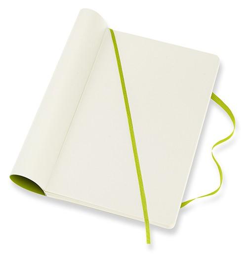 Блокнот Moleskine Classic середній 13 x 21 см нелінований лимонний зелений м'який