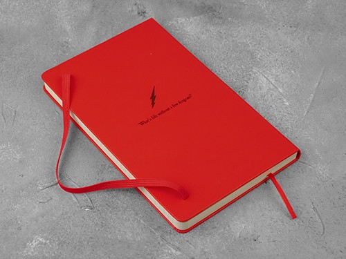 Блокнот Moleskine Harry Potter 4/7 середній 13 х 21 см в лінію червоний