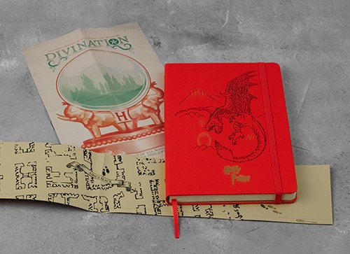 Блокнот Moleskine Harry Potter 4/7 середній 13 х 21 см в лінію червоний