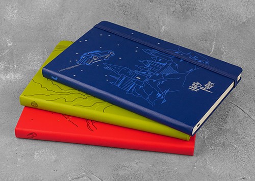 Блокнот Moleskine Harry Potter 4/7 середній 13 х 21 см в лінію червоний