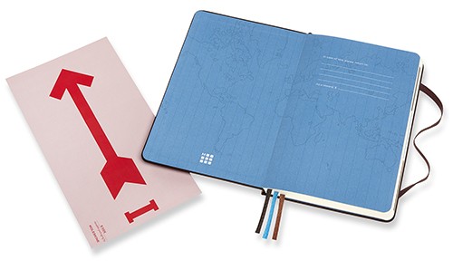 Блокнот Moleskine Voyageur 11,5 х 18 см кавовий коричневий