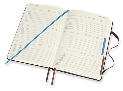 Блокнот Moleskine Voyageur 11,5 х 18 см кавовий коричневий