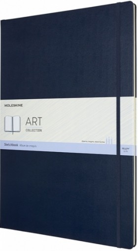 Скетчбук Moleskine Art А3 29,7 х 42 см нелінований сапфір