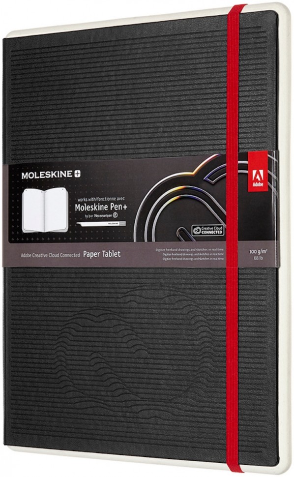 Блокнот Moleskine Adobe Paper Tablet великий 19 х 25 см нелінований чорний