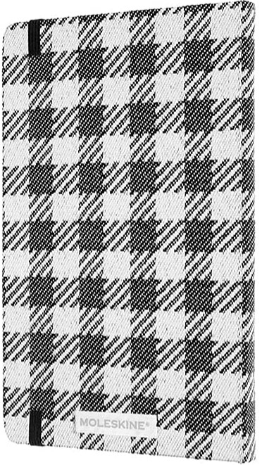 Блокнот Moleskine Blend 20 середній 13 х 21 см в лінію чорний шаховий паттерн
