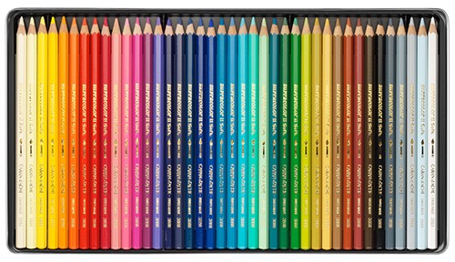 Набір акварельних олівців Caran d'Ache Supracolor 40 штук 