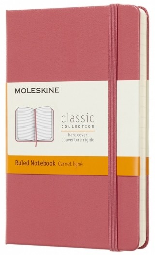 Блокнот Moleskine Classic кишеньковий 9 х 14 см в лінію пастельно-рожевий
