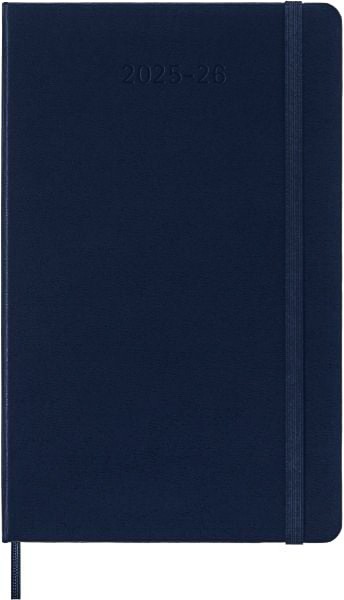 Щотижневик Moleskine 2025-2026 на 18 місяців середній 13 х 21см сапфір