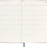 Щотижневик Moleskine 2025-2026 на 18 місяців середній 13 х 21см сапфір