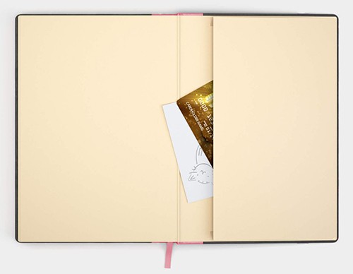 Блокнот Like U PRO В5 в лінію Чорний з рожевим