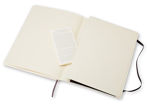 Блокнот Moleskine Classic великий 19 x 25 см в лінію чорний м'який