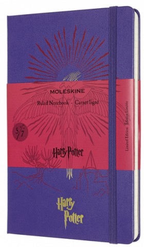 Блокнот Moleskine Harry Potter 5/7 середній 13 х 21 см в лінію фіолетовий