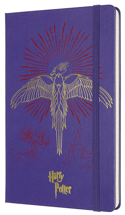 Блокнот Moleskine Harry Potter 5/7 середній 13 х 21 см в лінію фіолетовий