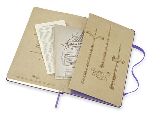 Блокнот Moleskine Harry Potter 5/7 середній 13 х 21 см в лінію фіолетовий