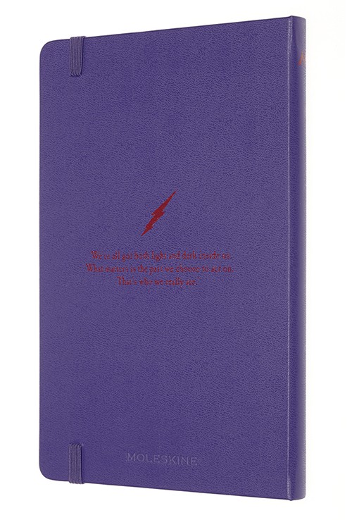 Блокнот Moleskine Harry Potter 5/7 середній 13 х 21 см в лінію фіолетовий
