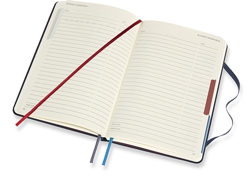 Блокнот Moleskine Voyageur 11,5 х 18 см синій