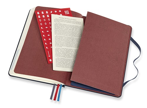 Блокнот Moleskine Voyageur 11,5 х 18 см синій