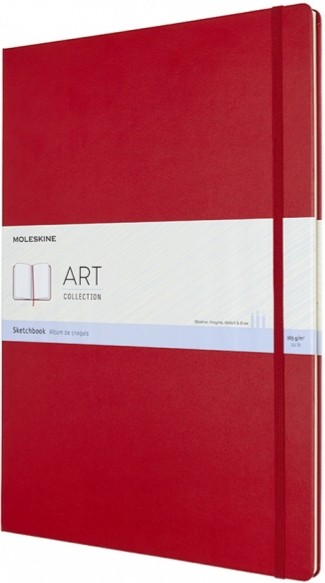 Скетчбук Moleskine Art А3 29,7 х 42 см нелінований червоний 